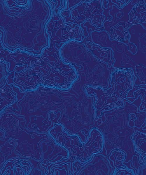 Topographic map lines showing terrain details captured through a drone survey